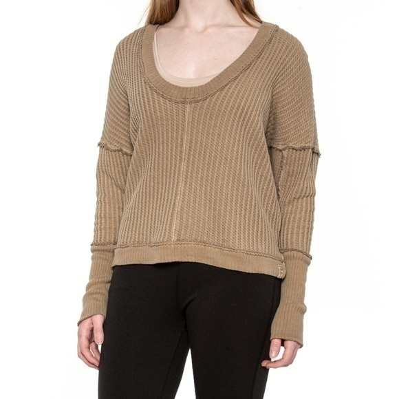 Free People Tops - Free People NWT New Magic Thermal Shirt - Long Sleeve Women’s‎ sz Medium
